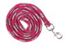 Olovené lano -Colour Breeze- s karabínkou ružové