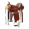 SADDLE TRAIL ROUND SKIRT 8020 FULL QUARTER SADDLE TREE gaštan