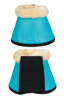 Zvony s presahom -Comfort Premium Fur- tyrkys