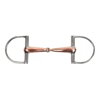 Hollow Snaffle D Ring Bit cooper 20mm