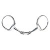 Eggbut snaffle, flat link 13mm