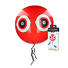 Červený balónik proti volavkám