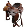 Silver Horse Western Saddle hnedé