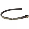 Horses Gold Spark Browband hnedá