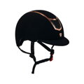Equestro Eclipse Plain Mat Helmet Velvet 53-55cm