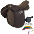 Ľahké skokanské sedlo Horses Pro School čierne