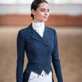 DRESSAGE TAILCOAT CUSTOM CRYSTALLIZED modrý