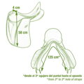 MARJOMAN VIENA BICOLOR DRESSAGE SADDLE 17,5