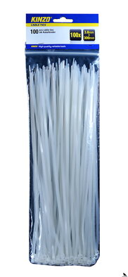 Spojka na káble/sťahovacie pásky, Nylon 2,5x100mm - 100ks čierne