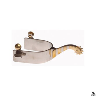 SS SPURS W/BRASS TRIMS