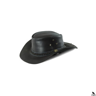 LEATHER WESTERN HAT