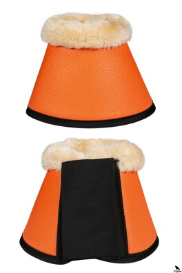 Zvony s presahom -Comfort Premium Fur- oranžová