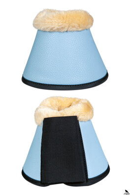 Zvony s presahom -Comfort Premium Fur-  bledomodrá
