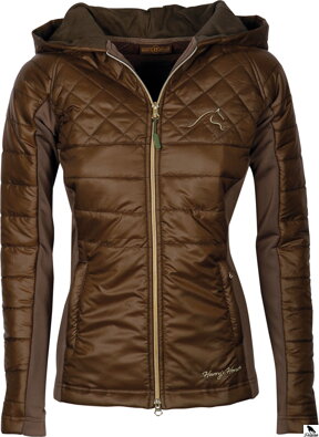 Cardigan padded Ashley hnedá