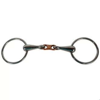 Snaffle with Copper French Link