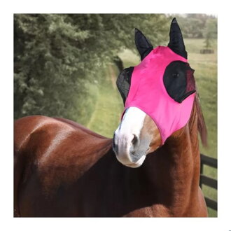 Fly Mask in Lycra with Mesh for Eyes