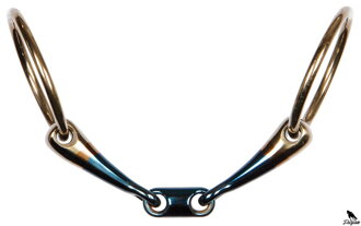 Voľný prsteň snaffle s o-linkom, Sweet Iron, 20mm