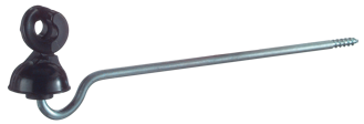 Izolátor Lano/drôt "Ideal" so stopkou 22 cm - 25ks