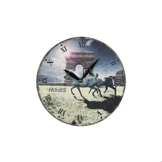 Horses Equestrian Clock