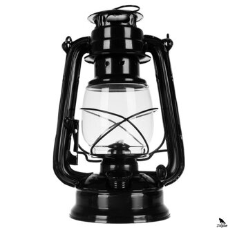 Čierná olejová lampa 24cm