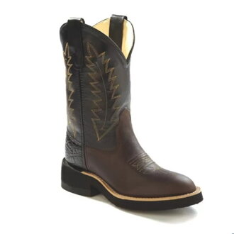 Old West Western Boots Black 29-39