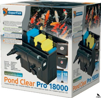 SuperFish Pond Clear Pro 18000 Filter 18W UV