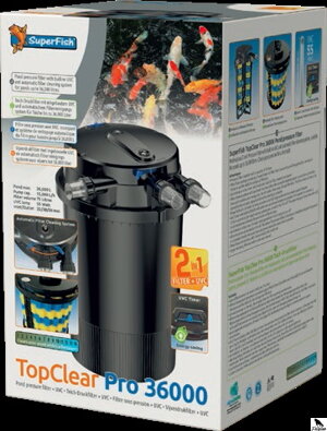 Jazierkový filter TopClear Pro 36000 + 55W UV