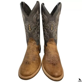 Old West Men's Western Boots Gray 40-46