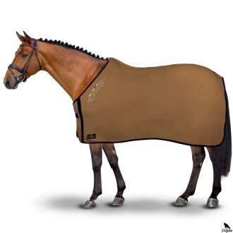 Základná fleecová deka Horses hnedá