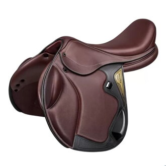 Equiline Cross Jumping Saddle hnedé