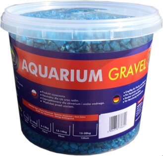 Akváriový štrk fluo modrý 5kg