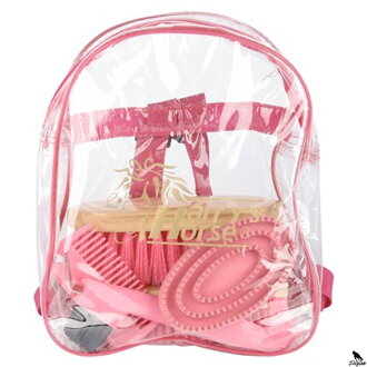 Backpack čistiaci set pre kona ružový
