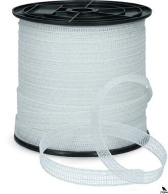 Páska na oplotenie ZoneGuard 20 mm Basic biela 200 m (4 drôty)