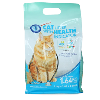Podstielka pre mačky s indikátorom zdravia  1,64kg