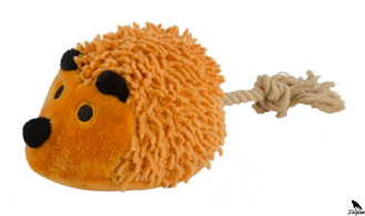 Fuzzle Hedgie oranžové s chvostom