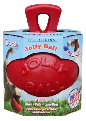 Jolly Ball 20 cm Červená pre kone a psov
