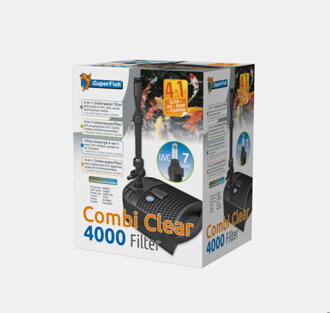 SUPERFISH CombiClear 4000 - Filter + UV + čerpadlo