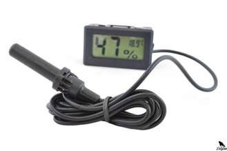 Elektronický vlhkomer s teplomerom s čidlom