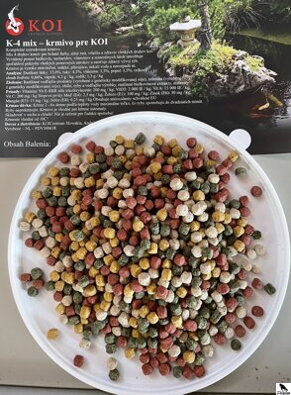 K-4 mix – krmivo pre KOI 3L (6mm)