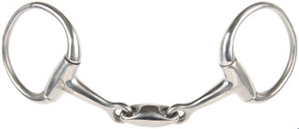 Eggbut snaffle, French mouth 13mm
