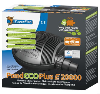 Jazierkové čerpadlo Superfish Pond Eco Plus E 20000 - 150 Watt