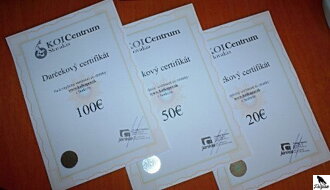 KOIC Darčekový certifikát v hodnote 20€