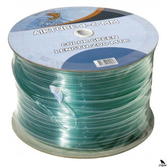 SF vzduchova hadička 4/6mm 1bm zelená (volne strihaná)