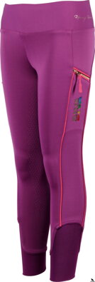 Jazdecké nohavice Diva Fuchsia Full Grip