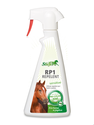Repelent RP1 Sensitive - Sprej bez alkoholu pre kone s citlivou kožou 500ml
