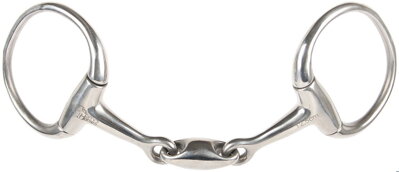 Eggbut snaffle, French mouth 12,5cm