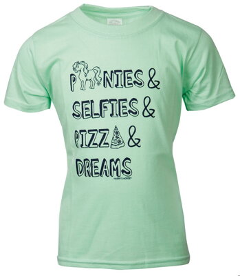 Detské tričko-zelené "Quote kids"