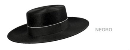 OLIVER HATS WIDE-BRIMMED' čierny