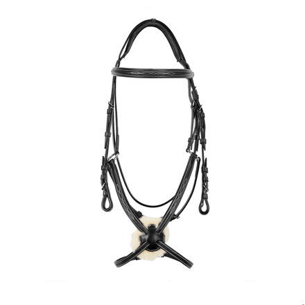 BRIDLE WITH MEXICAN NOSE čierna