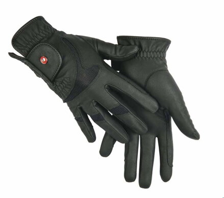 Jazdecké rukavice -Professional Air Mesh- čierne